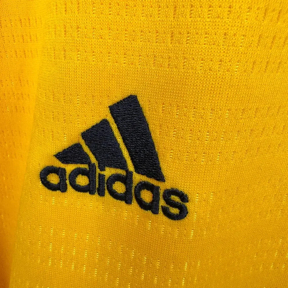 Michigan‎ Wolverines Polo Shirt Mens 2XL XXL Yellow Blue adidas Climalite